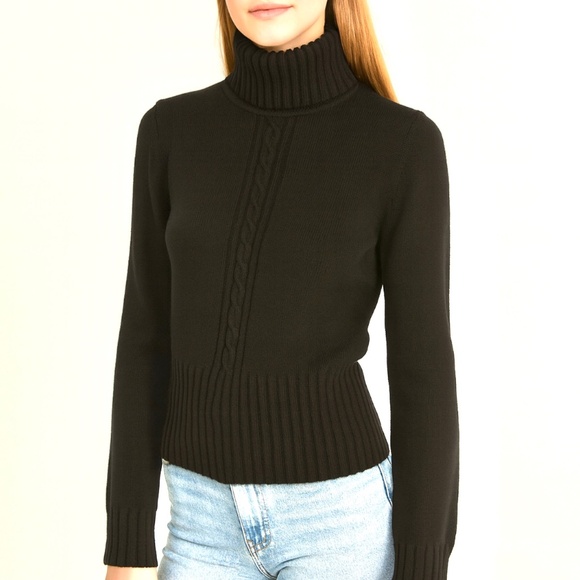 Tommy Hilfiger Black Turtleneck Sweater - Size M - Picture 1 of 4